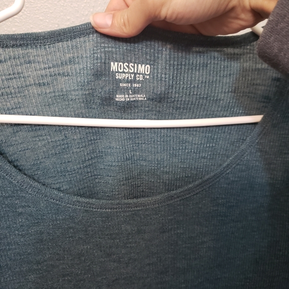 Mossimo teal long sleeve - Picture 2 of 2